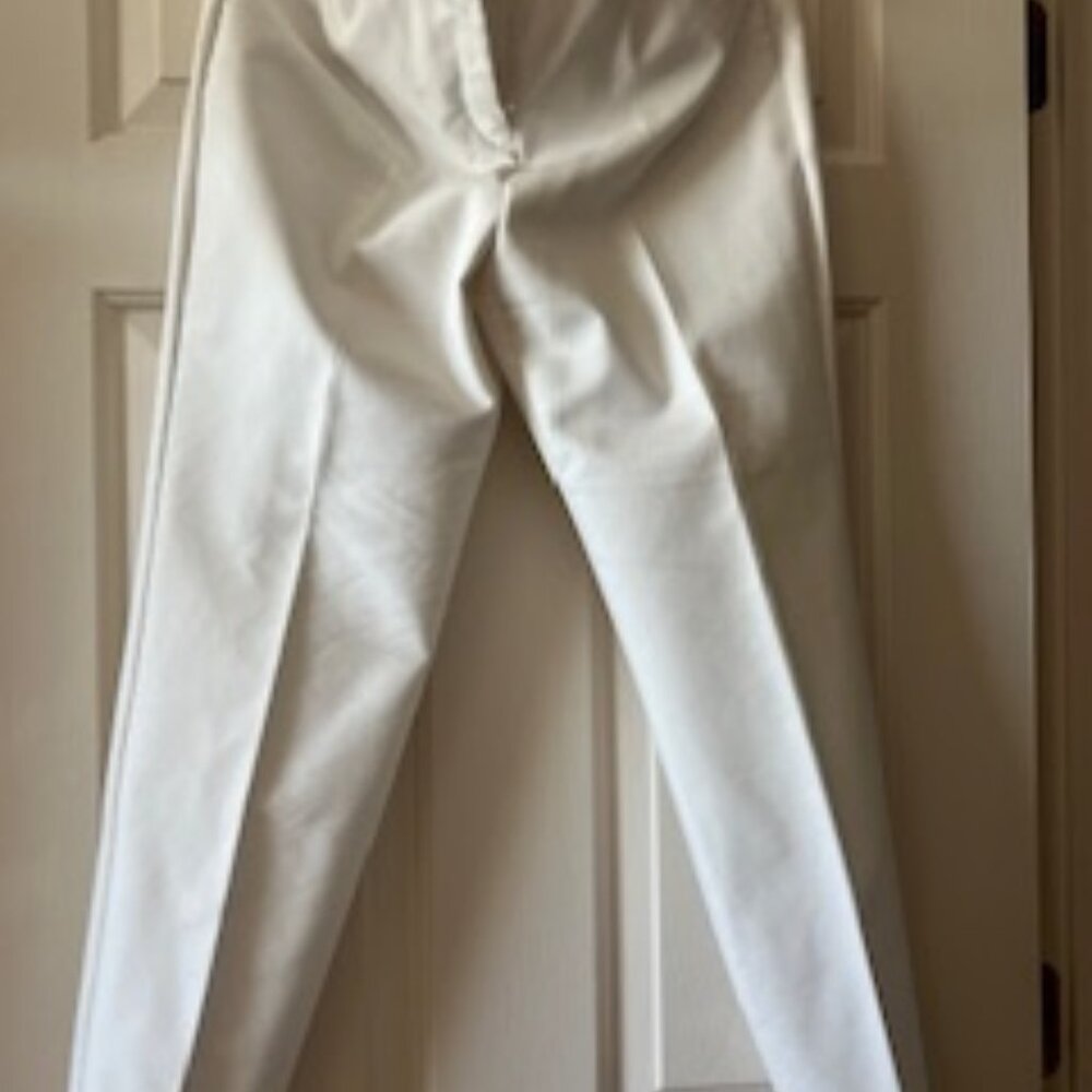 Express Editor Dress Ankle Pants - 4R - White